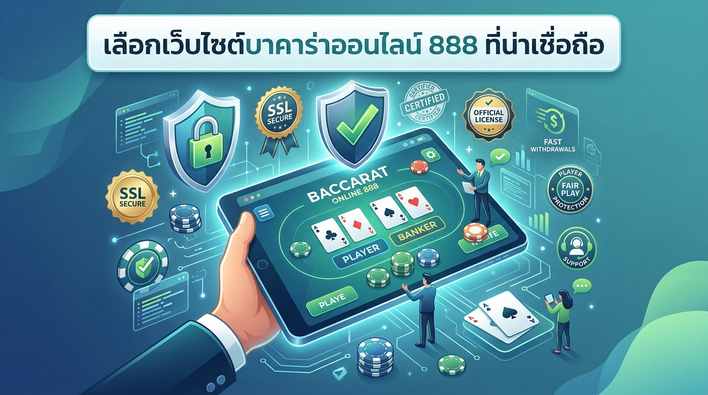 เลือกเว็บไซต์ บาคาร่าออนไลน์ ที่น่าเชื่อถือ