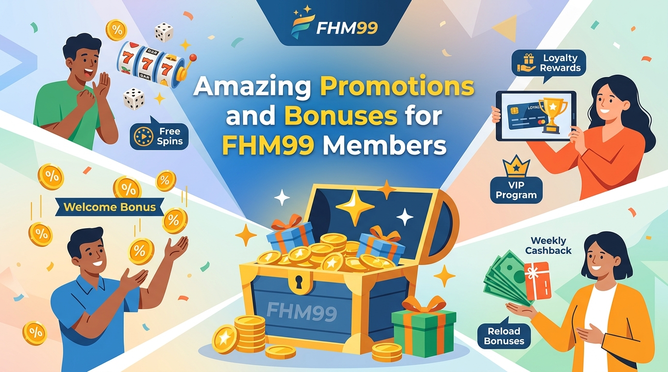 โปรโมชั่นและโบนัสสุดคุ้มสำหรับสมาชิก fhm99